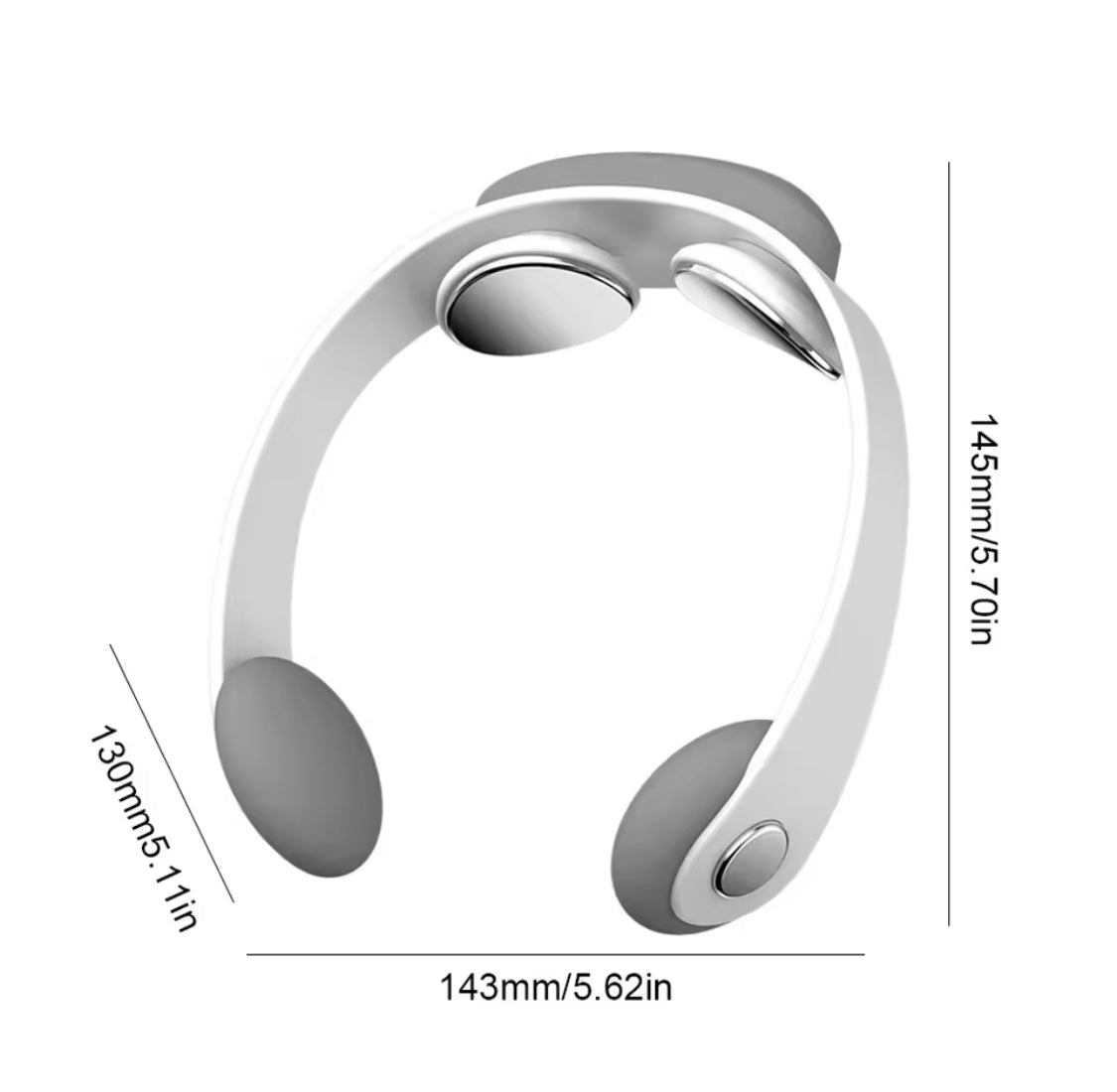 5 Gears Electric Neck Massager, Mini Neck Pulse Massager, Double Head Physiotherapy Massager 5 Gears Electric Neck Massager, Mini Neck Pulse Massager, Double Head Physiotherapy Massager